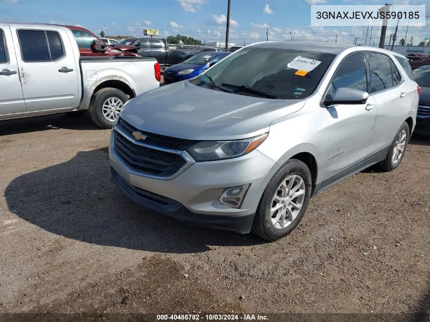 2018 Chevrolet Equinox Lt VIN: 3GNAXJEVXJS590185 Lot: 40485782