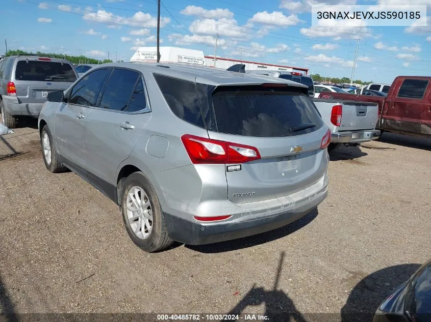 2018 Chevrolet Equinox Lt VIN: 3GNAXJEVXJS590185 Lot: 40485782