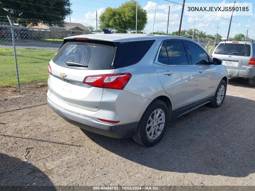 2018 Chevrolet Equinox Lt VIN: 3GNAXJEVXJS590185 Lot: 40485782