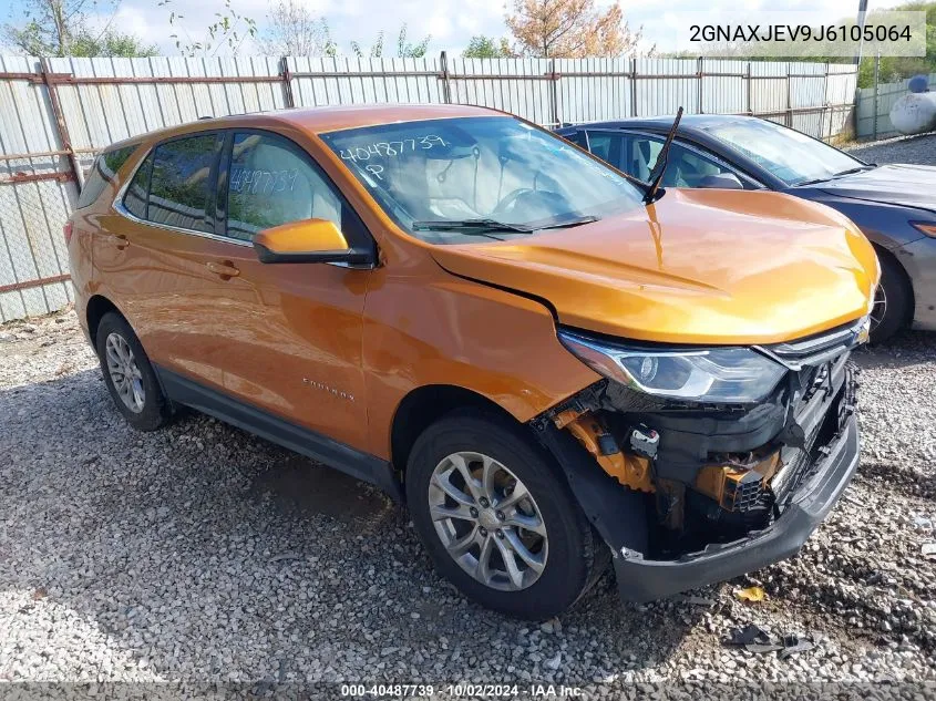 2018 Chevrolet Equinox Lt VIN: 2GNAXJEV9J6105064 Lot: 40487739