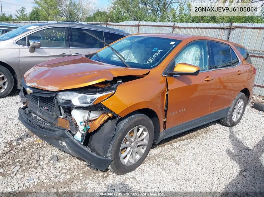 2018 Chevrolet Equinox Lt VIN: 2GNAXJEV9J6105064 Lot: 40487739