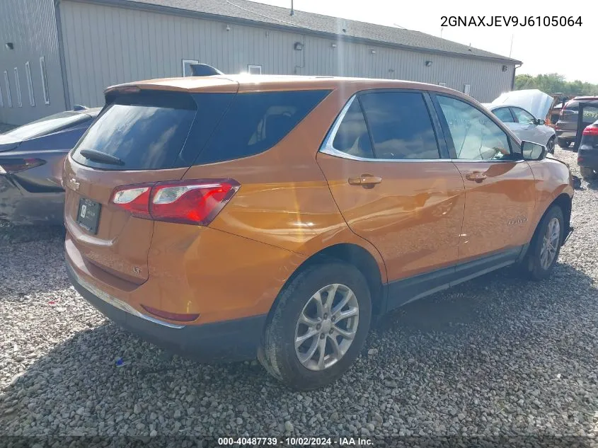 2018 Chevrolet Equinox Lt VIN: 2GNAXJEV9J6105064 Lot: 40487739