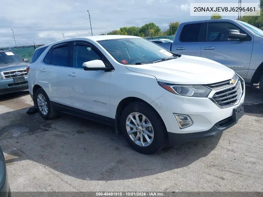 2018 Chevrolet Equinox Lt VIN: 2GNAXJEV8J6296461 Lot: 40491818