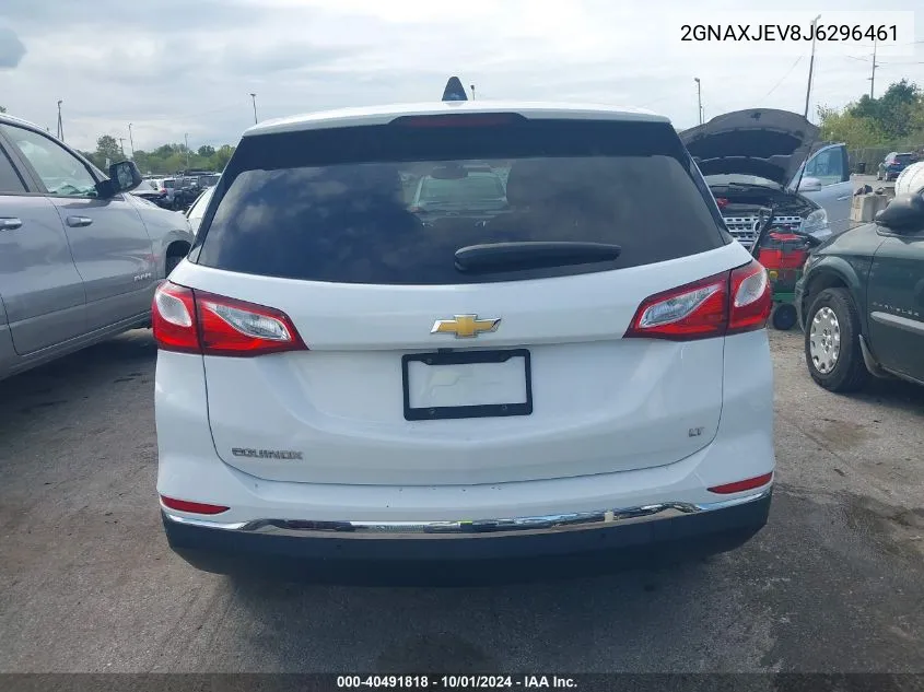 2018 Chevrolet Equinox Lt VIN: 2GNAXJEV8J6296461 Lot: 40491818