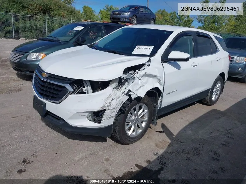 2018 Chevrolet Equinox Lt VIN: 2GNAXJEV8J6296461 Lot: 40491818