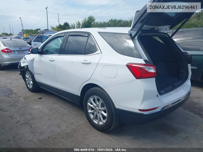 2018 Chevrolet Equinox Lt VIN: 2GNAXJEV8J6296461 Lot: 40491818