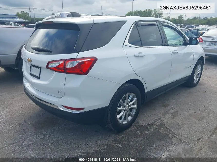 2018 Chevrolet Equinox Lt VIN: 2GNAXJEV8J6296461 Lot: 40491818