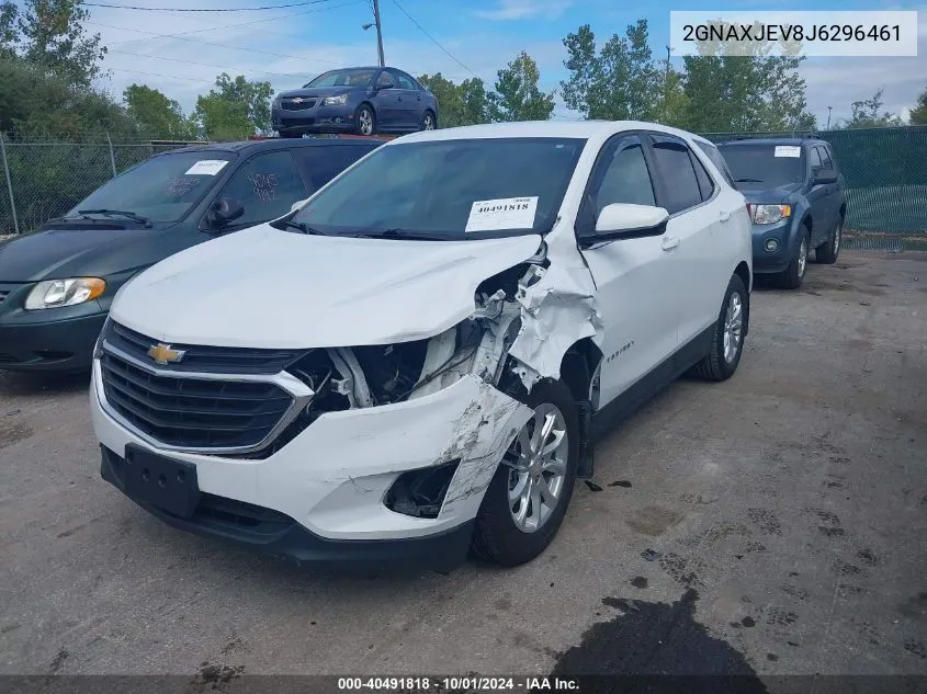 2018 Chevrolet Equinox Lt VIN: 2GNAXJEV8J6296461 Lot: 40491818