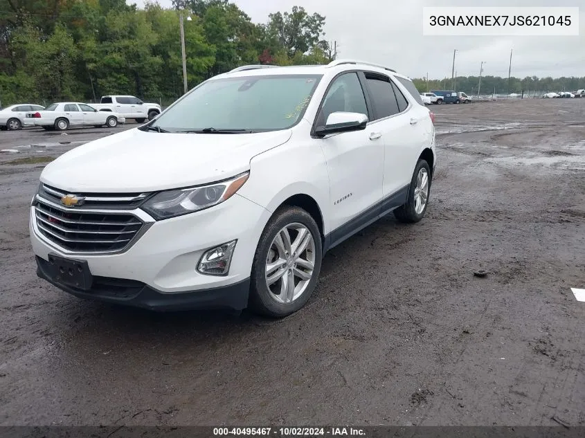 2018 Chevrolet Equinox Premier VIN: 3GNAXNEX7JS621045 Lot: 40495467