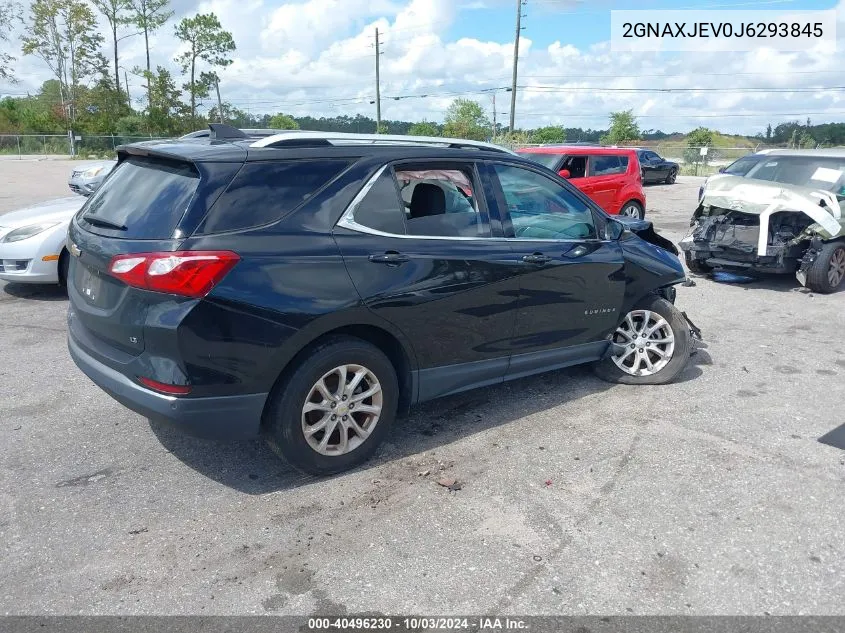 2018 Chevrolet Equinox Lt VIN: 2GNAXJEV0J6293845 Lot: 40496230