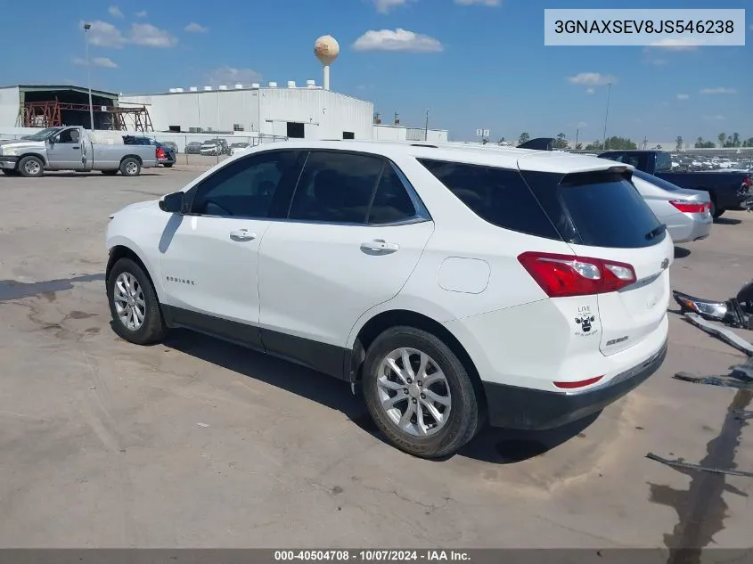 3GNAXSEV8JS546238 2018 Chevrolet Equinox Lt