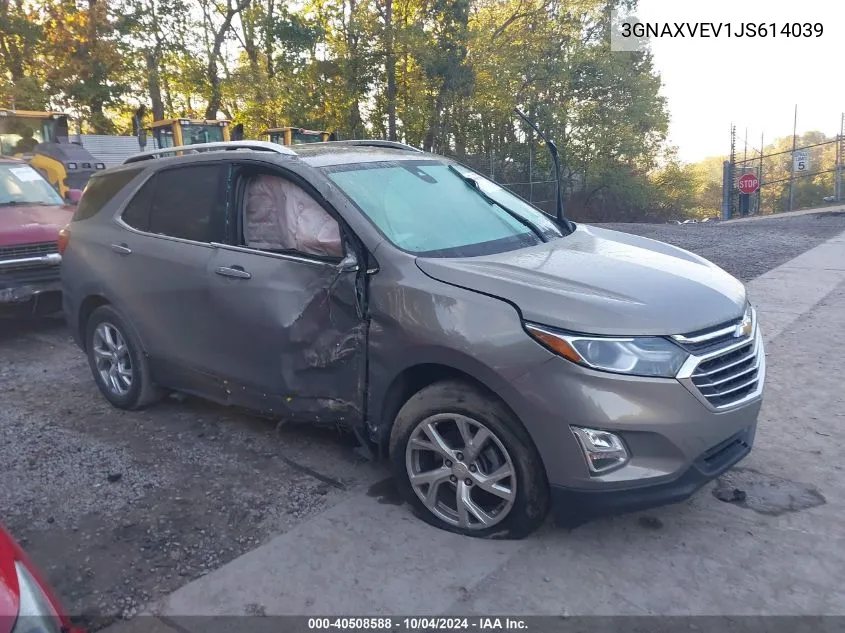 2018 Chevrolet Equinox Premier VIN: 3GNAXVEV1JS614039 Lot: 40508588