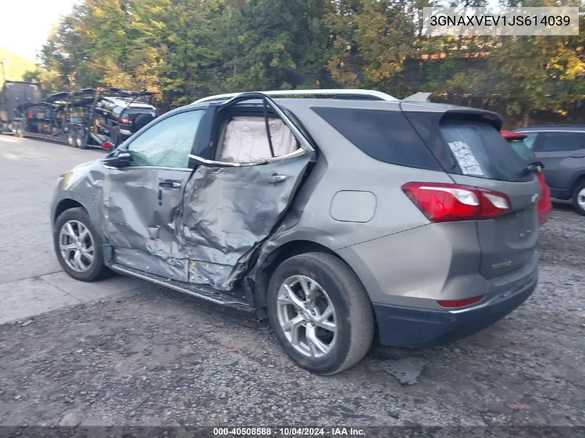 2018 Chevrolet Equinox Premier VIN: 3GNAXVEV1JS614039 Lot: 40508588