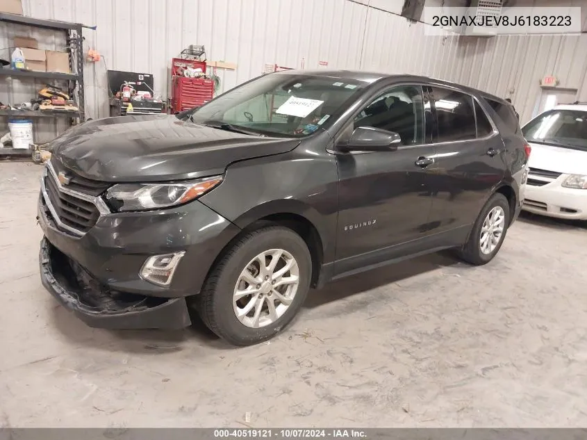 2018 Chevrolet Equinox Lt VIN: 2GNAXJEV8J6183223 Lot: 40519121