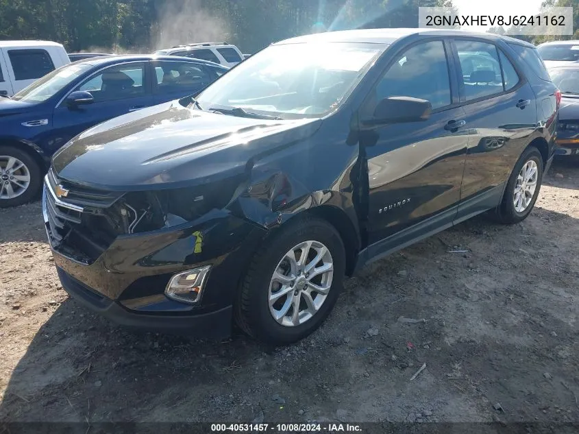 2GNAXHEV8J6241162 2018 Chevrolet Equinox Ls