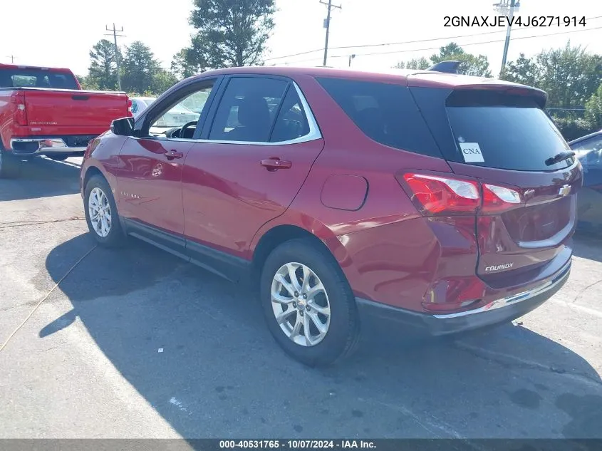 2GNAXJEV4J6271914 2018 Chevrolet Equinox Lt