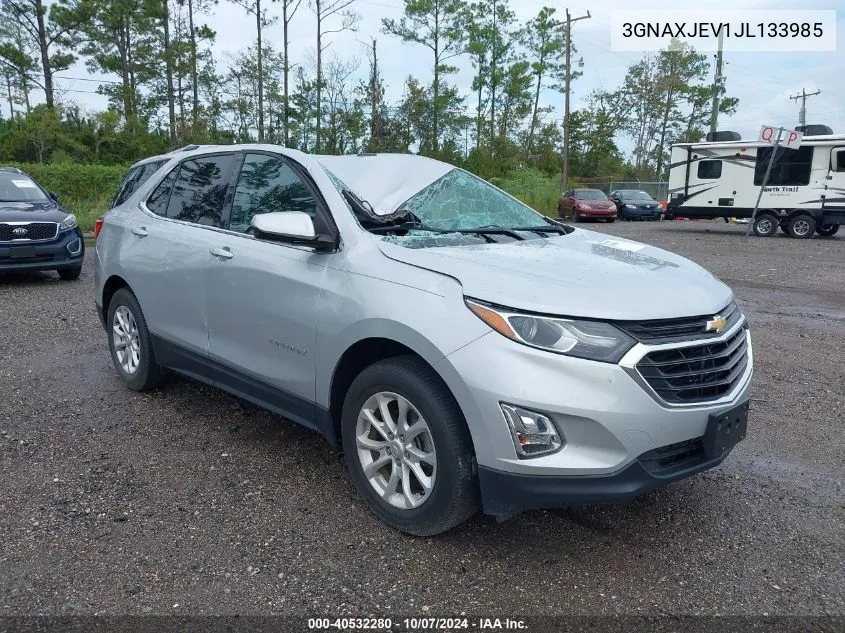 2018 Chevrolet Equinox Lt VIN: 3GNAXJEV1JL133985 Lot: 40532280