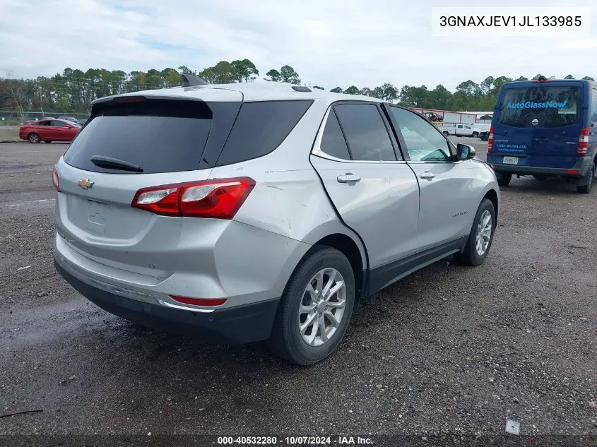 2018 Chevrolet Equinox Lt VIN: 3GNAXJEV1JL133985 Lot: 40532280