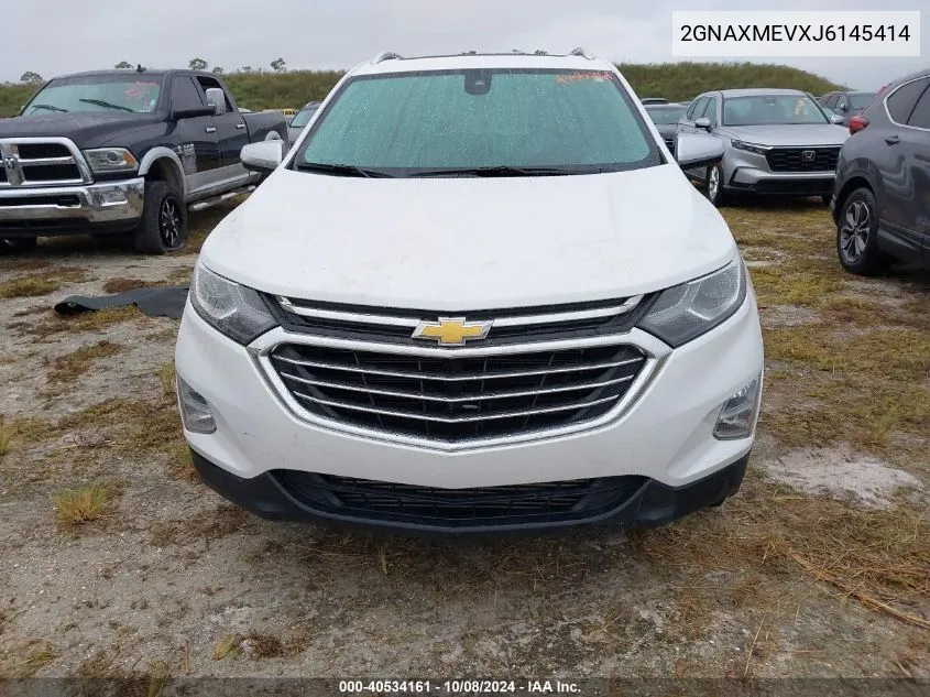 2018 Chevrolet Equinox Premier VIN: 2GNAXMEVXJ6145414 Lot: 40534161