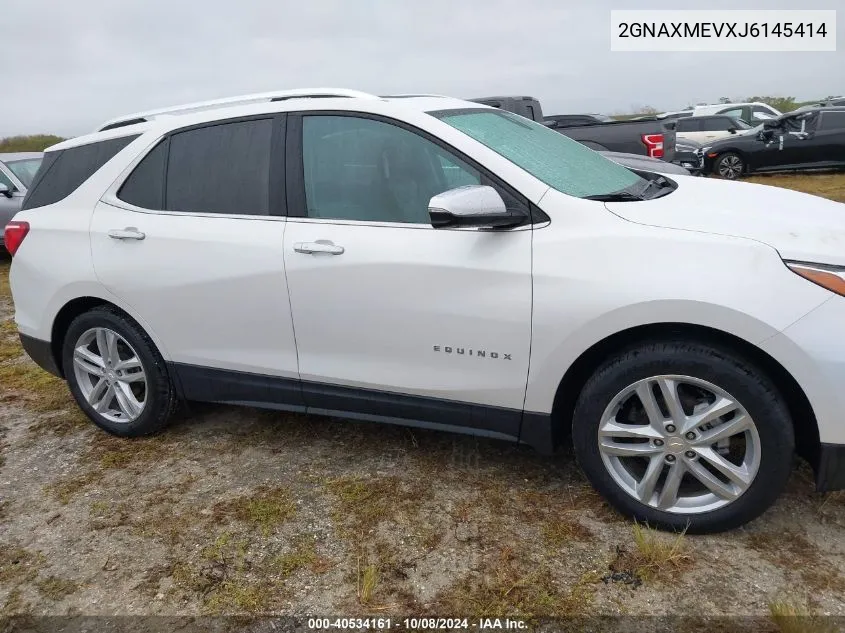 2018 Chevrolet Equinox Premier VIN: 2GNAXMEVXJ6145414 Lot: 40534161