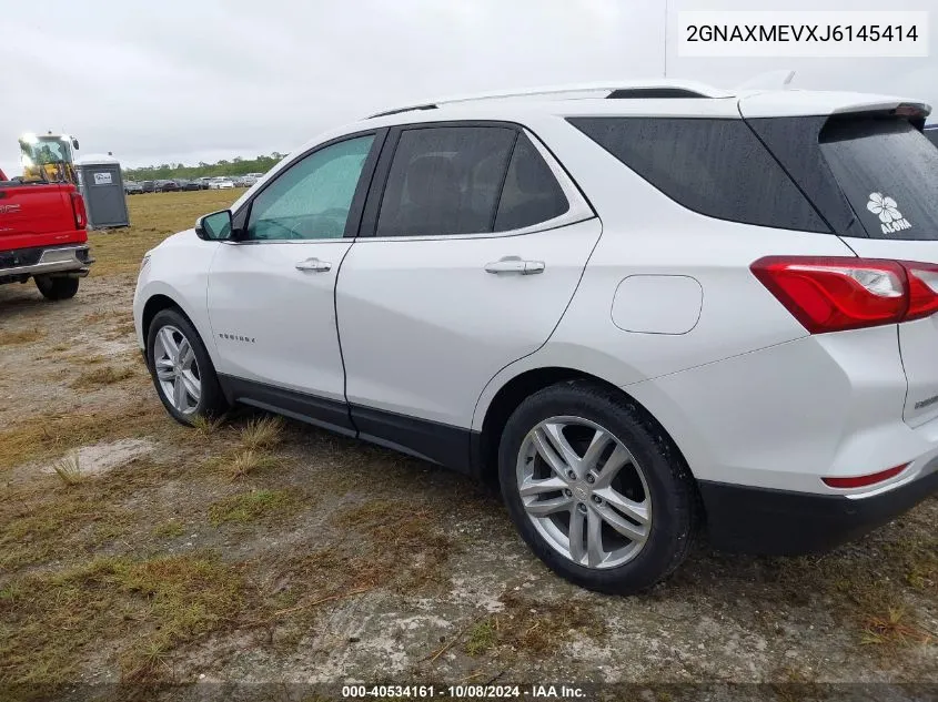 2018 Chevrolet Equinox Premier VIN: 2GNAXMEVXJ6145414 Lot: 40534161