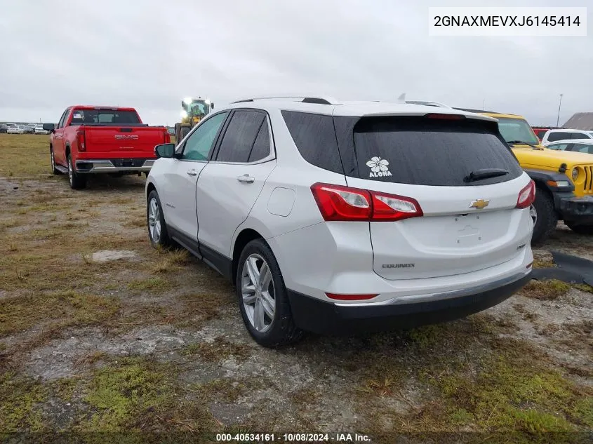 2018 Chevrolet Equinox Premier VIN: 2GNAXMEVXJ6145414 Lot: 40534161