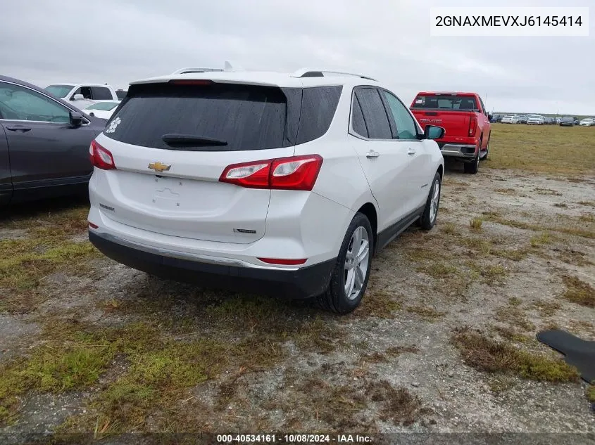 2018 Chevrolet Equinox Premier VIN: 2GNAXMEVXJ6145414 Lot: 40534161