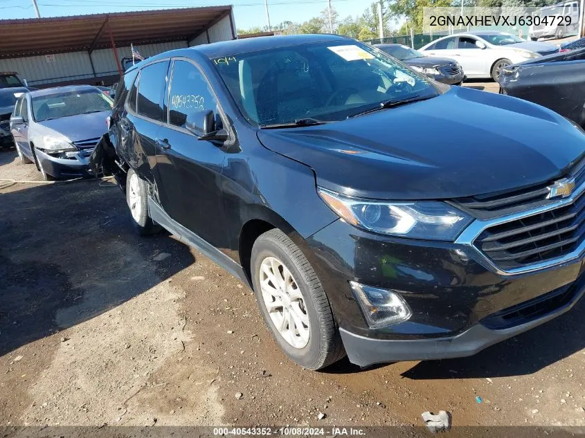 2018 Chevrolet Equinox Ls VIN: 2GNAXHEVXJ6304729 Lot: 40543352