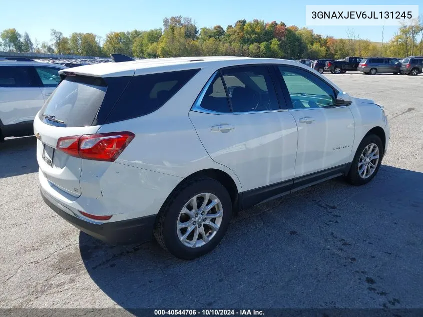 2018 Chevrolet Equinox Lt VIN: 3GNAXJEV6JL131245 Lot: 40544706