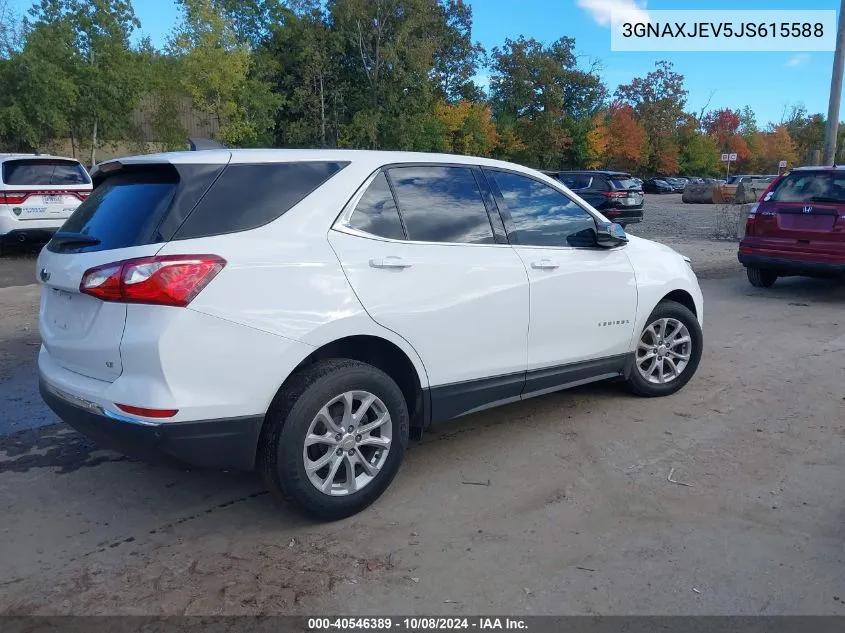 2018 Chevrolet Equinox Lt VIN: 3GNAXJEV5JS615588 Lot: 40546389