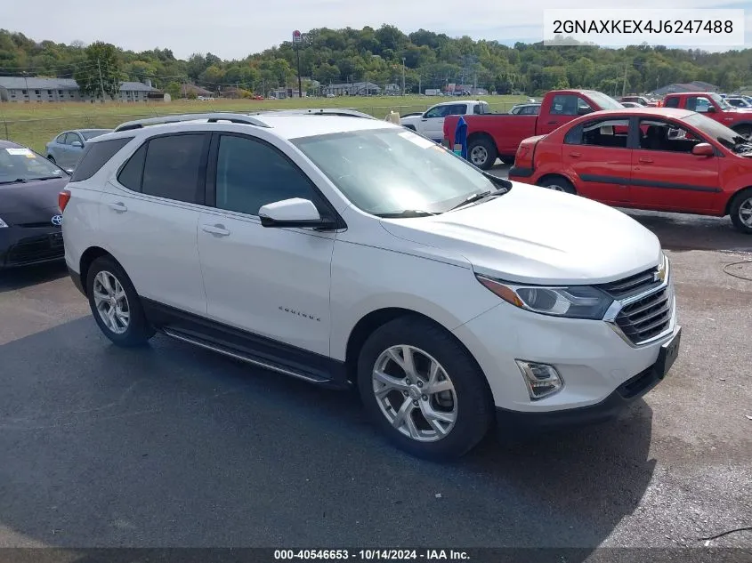 2018 Chevrolet Equinox Lt VIN: 2GNAXKEX4J6247488 Lot: 40546653