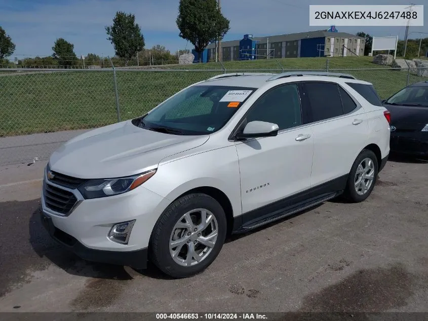 2018 Chevrolet Equinox Lt VIN: 2GNAXKEX4J6247488 Lot: 40546653