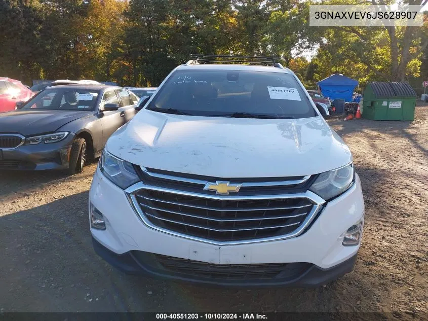 2018 Chevrolet Equinox Premier VIN: 3GNAXVEV6JS628907 Lot: 40551203