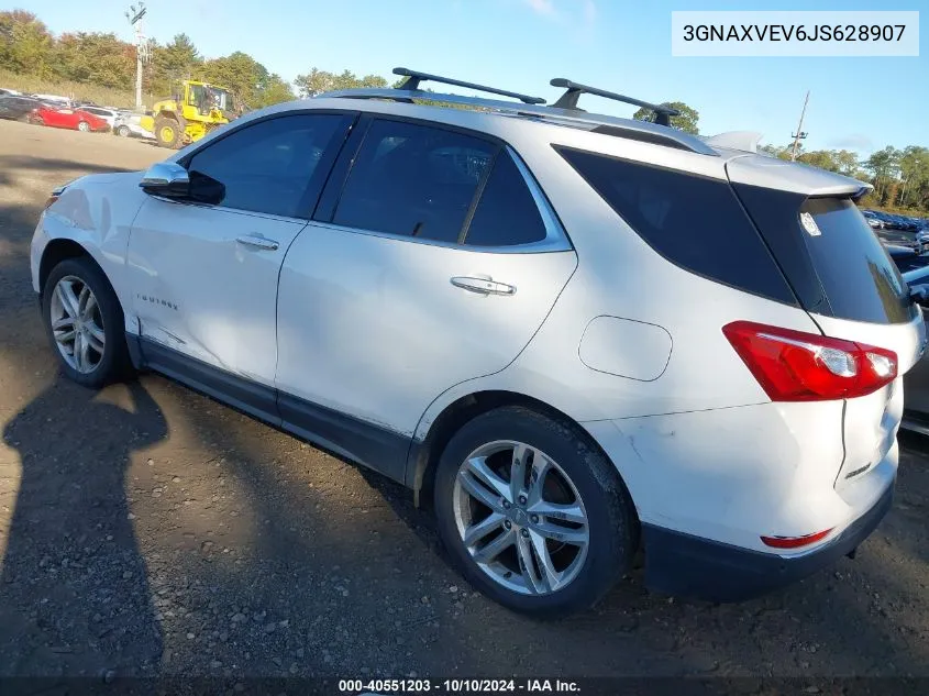 2018 Chevrolet Equinox Premier VIN: 3GNAXVEV6JS628907 Lot: 40551203