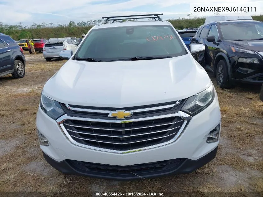 2018 Chevrolet Equinox Premier VIN: 2GNAXNEX9J6146111 Lot: 40554426