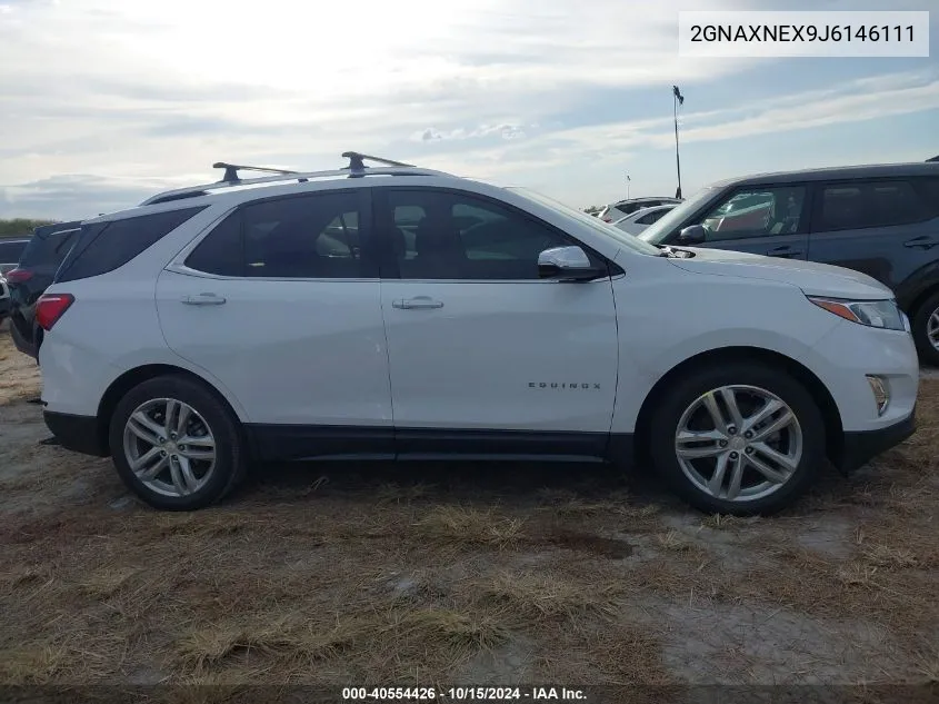 2018 Chevrolet Equinox Premier VIN: 2GNAXNEX9J6146111 Lot: 40554426