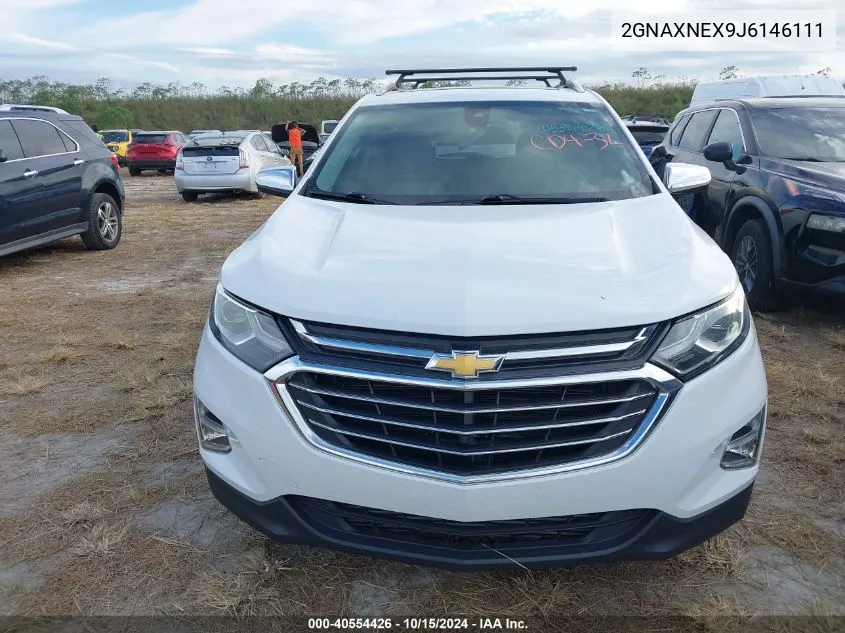 2018 Chevrolet Equinox Premier VIN: 2GNAXNEX9J6146111 Lot: 40554426