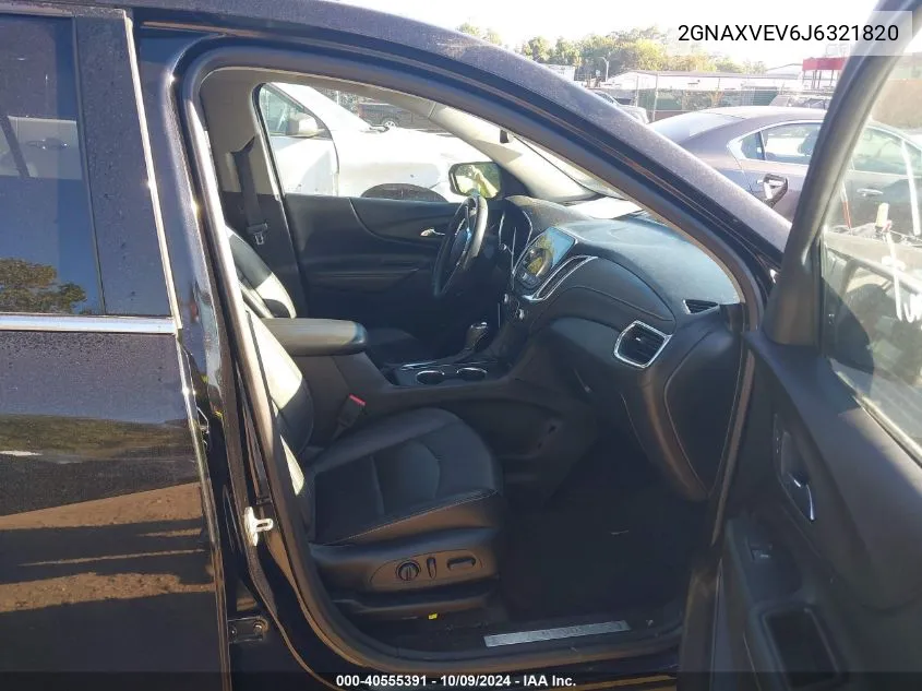 2GNAXVEV6J6321820 2018 Chevrolet Equinox Premier