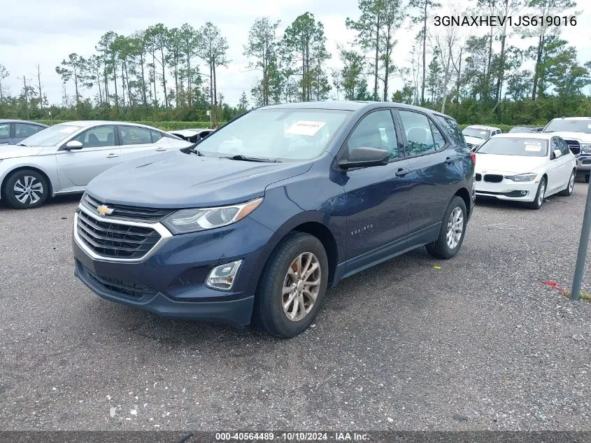 3GNAXHEV1JS619016 2018 Chevrolet Equinox Ls