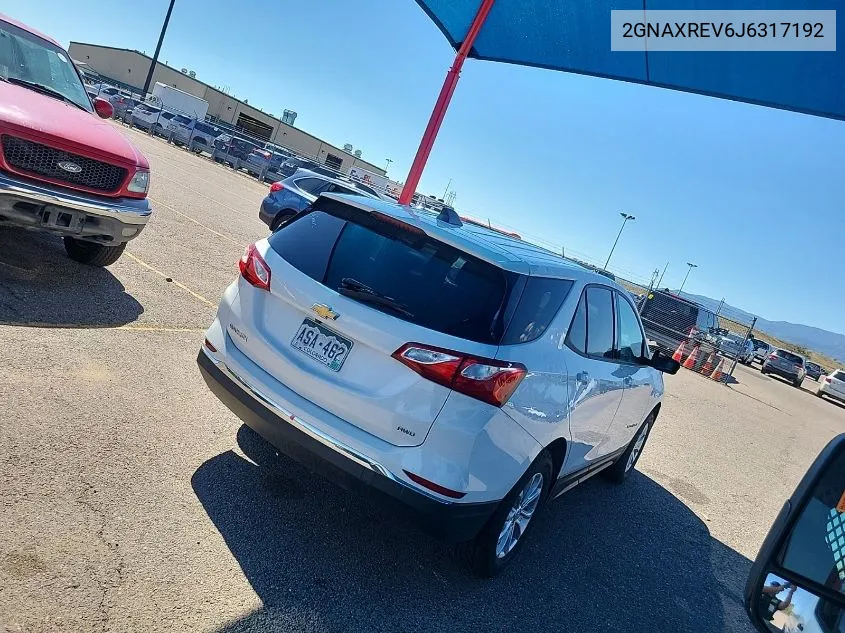 2018 Chevrolet Equinox Ls VIN: 2GNAXREV6J6317192 Lot: 40574448