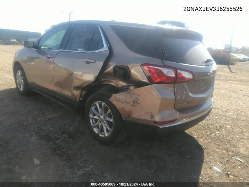 2018 Chevrolet Equinox Lt VIN: 2GNAXJEV3J6255526 Lot: 40585869