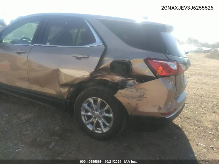 2018 Chevrolet Equinox Lt VIN: 2GNAXJEV3J6255526 Lot: 40585869