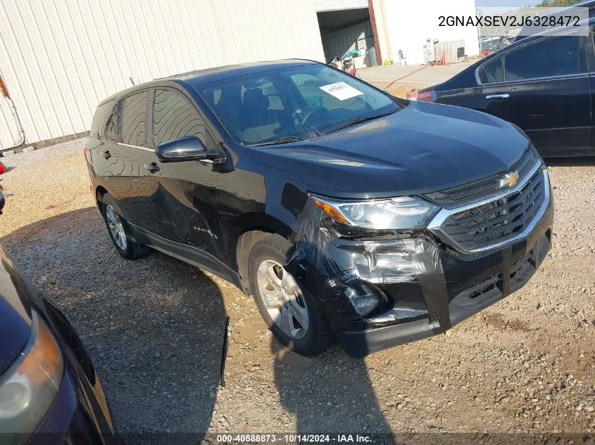 2018 Chevrolet Equinox Lt VIN: 2GNAXSEV2J6328472 Lot: 40588873