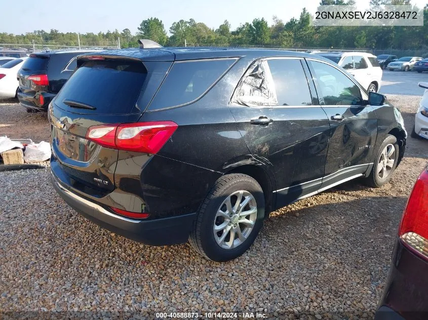 2018 Chevrolet Equinox Lt VIN: 2GNAXSEV2J6328472 Lot: 40588873