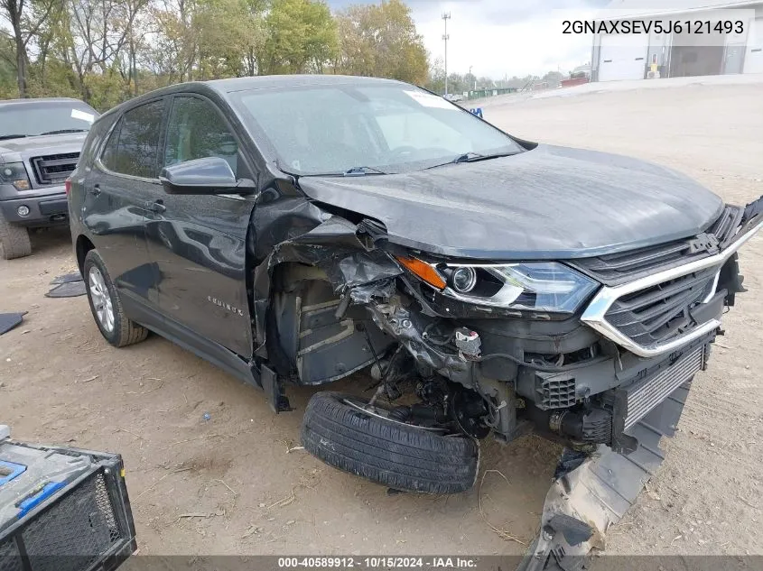 2018 Chevrolet Equinox Lt VIN: 2GNAXSEV5J6121493 Lot: 40589912