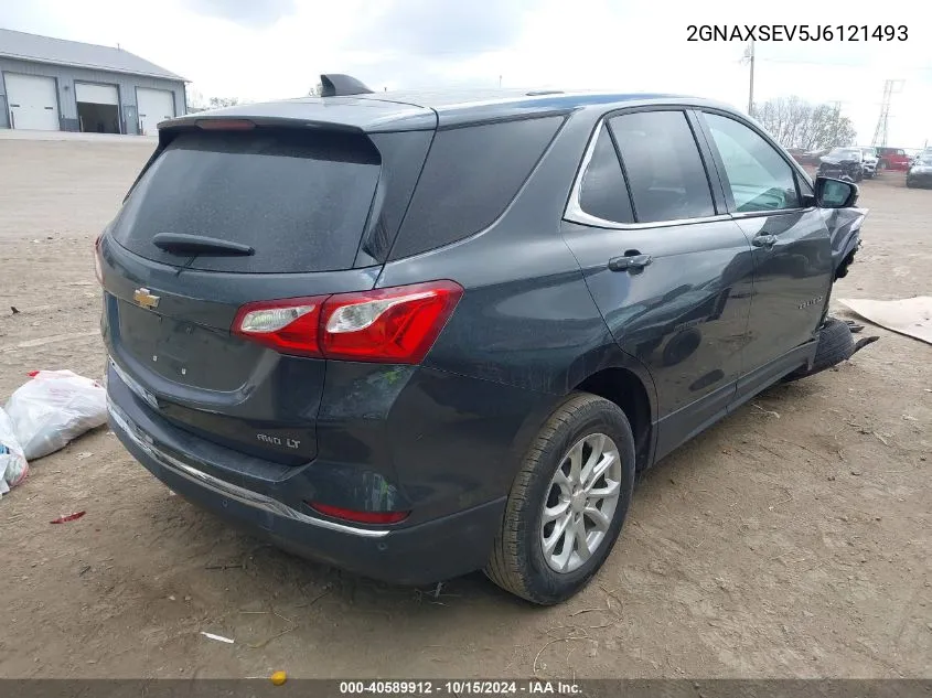 2018 Chevrolet Equinox Lt VIN: 2GNAXSEV5J6121493 Lot: 40589912