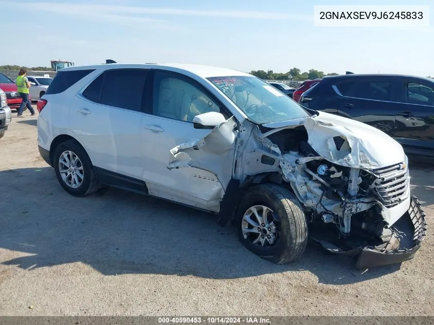 2018 Chevrolet Equinox Lt VIN: 2GNAXSEV9J6245833 Lot: 40590453