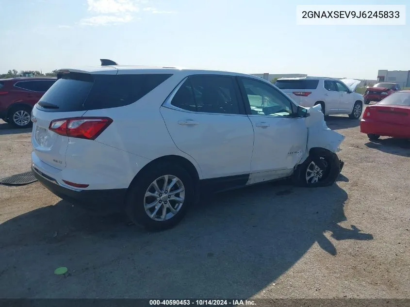 2018 Chevrolet Equinox Lt VIN: 2GNAXSEV9J6245833 Lot: 40590453