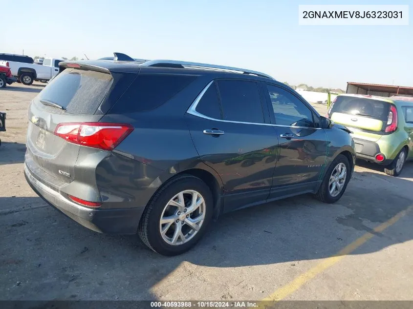 2018 Chevrolet Equinox Premier VIN: 2GNAXMEV8J6323031 Lot: 40593988