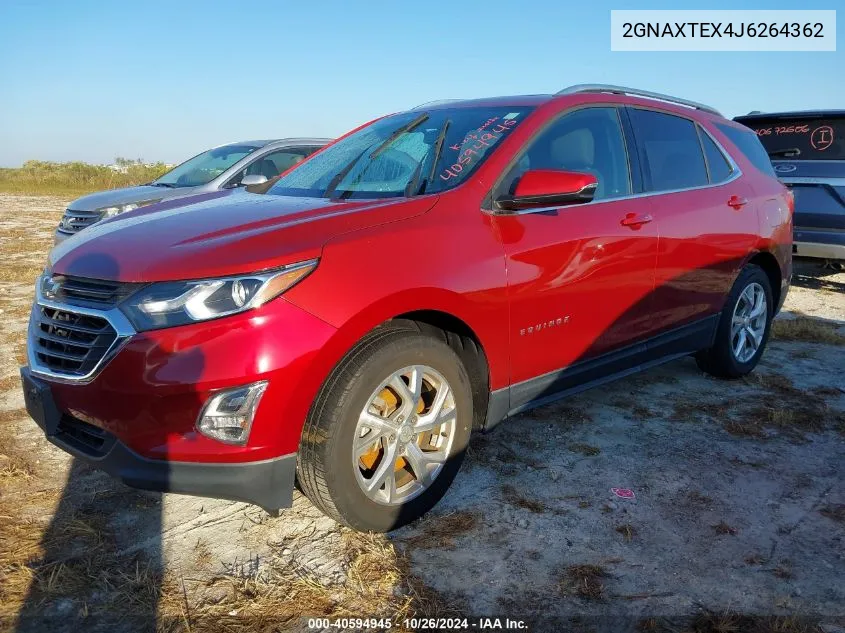 2GNAXTEX4J6264362 2018 Chevrolet Equinox Lt